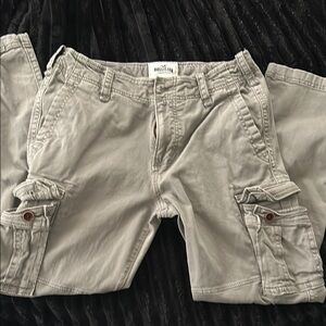 Hollister Men's Gray Cargo Pants